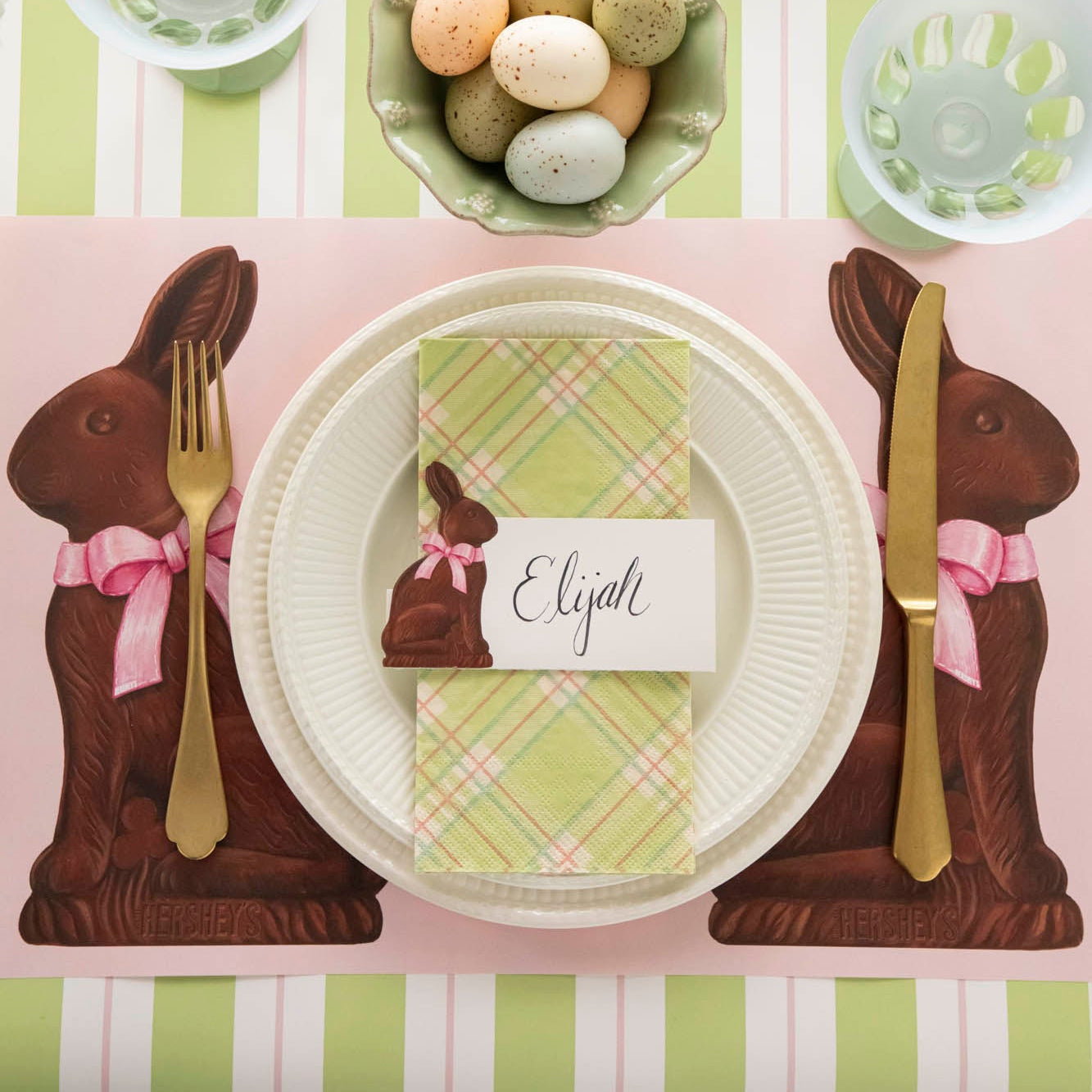 Hershey's Chocolate Bunnies Placemat