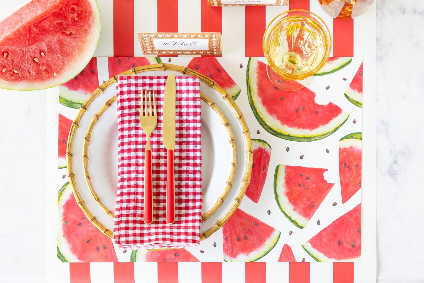 Watermelon Picnic Placemat