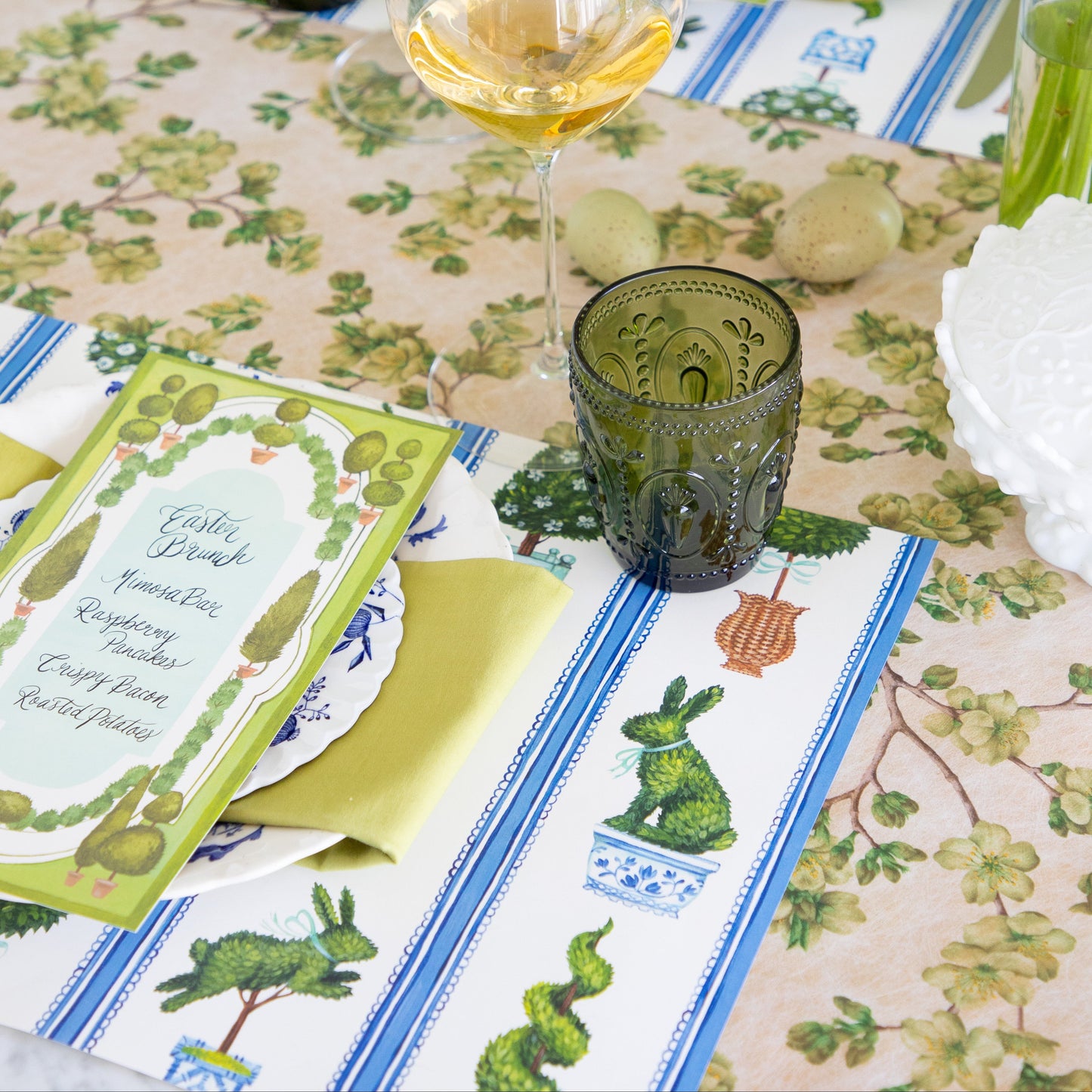 Spring Topiary Placemat