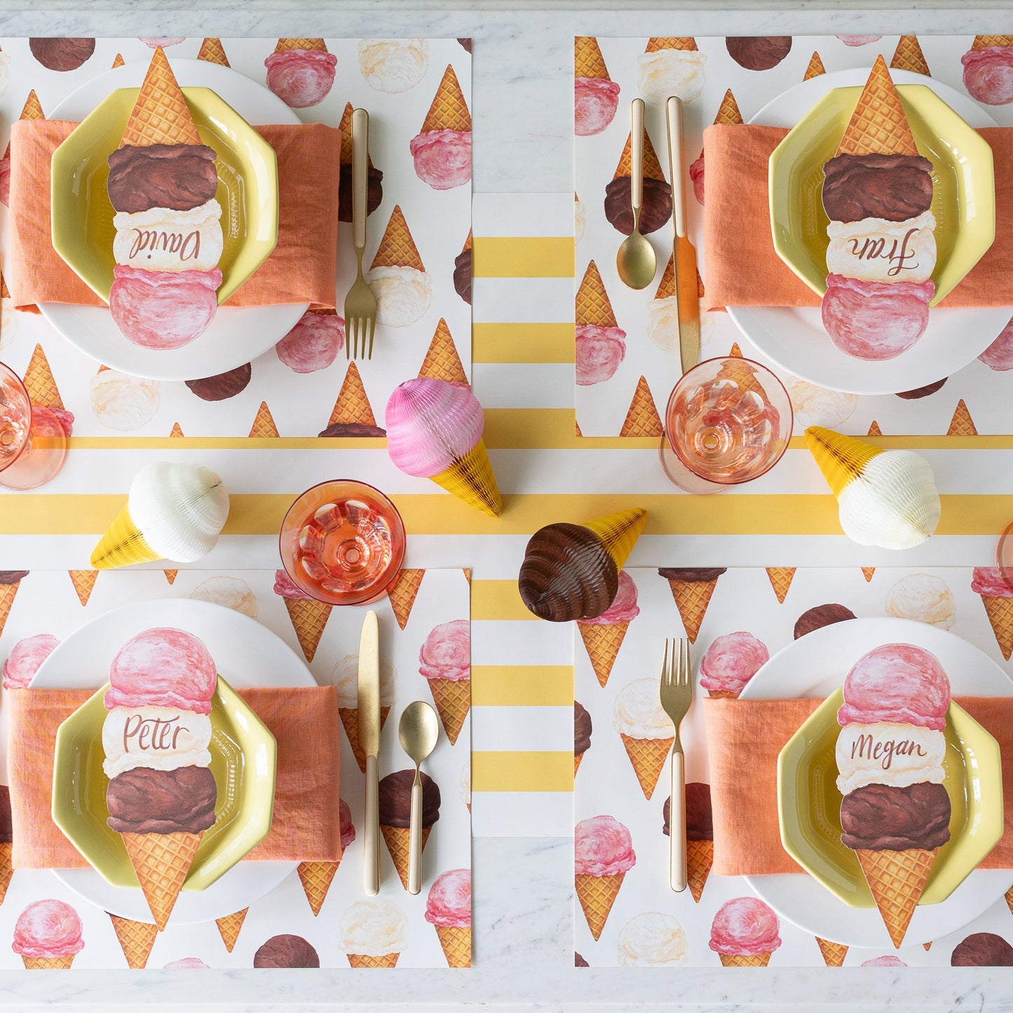 Ice Cream Cones Placemat