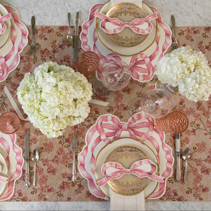 Die-cut Pink Bow Placemat
