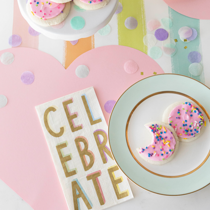 Die-cut Pink Heart Placemat