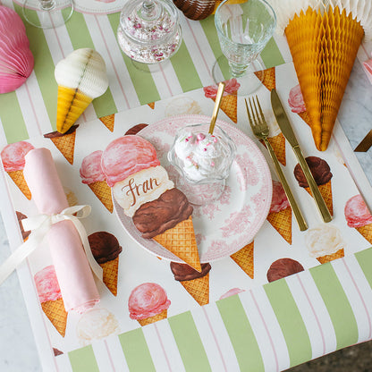 Ice Cream Cones Placemat