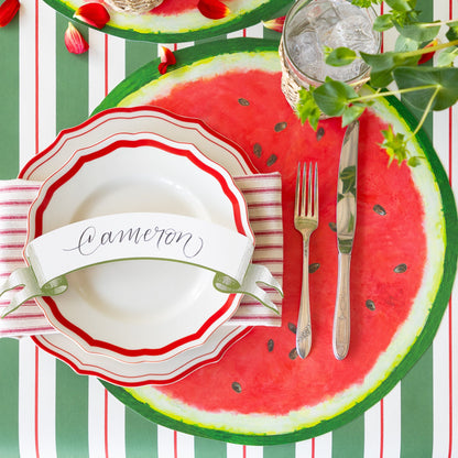 Die-cut Watermelon Placemat
