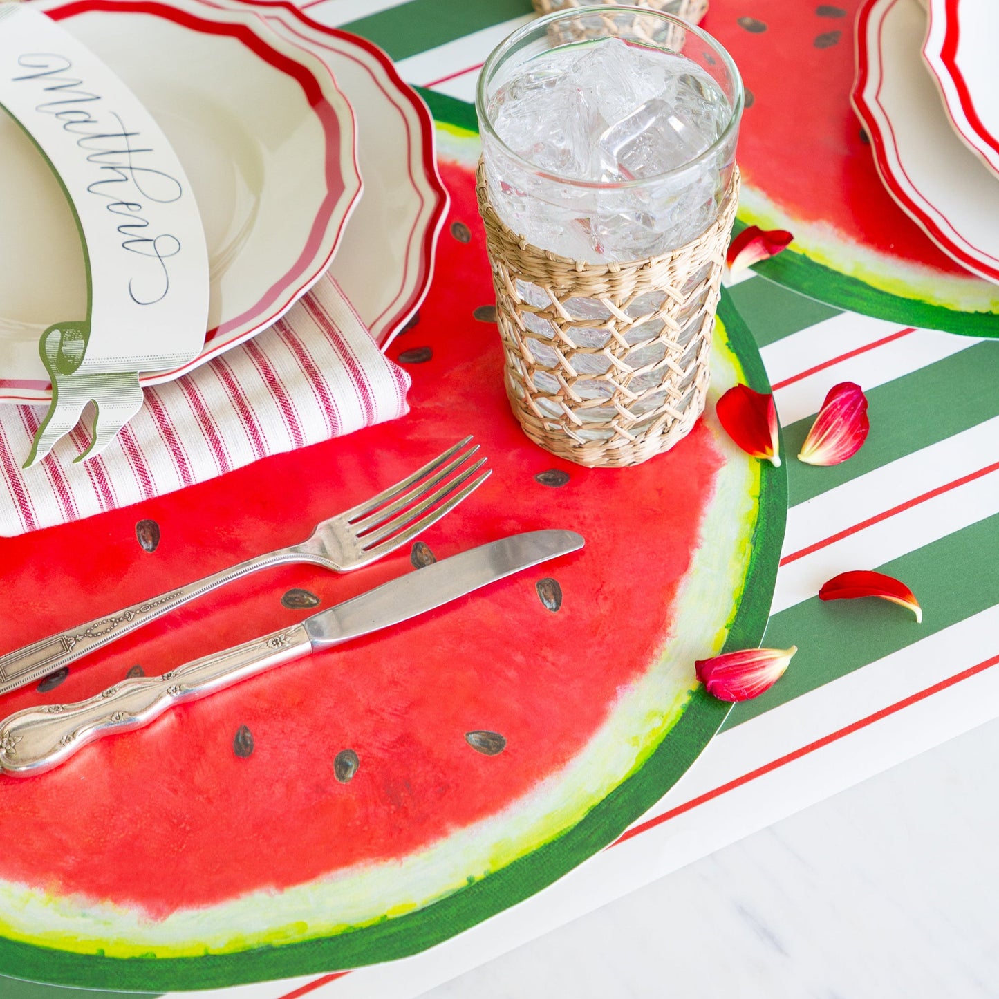 Die-cut Watermelon Placemat