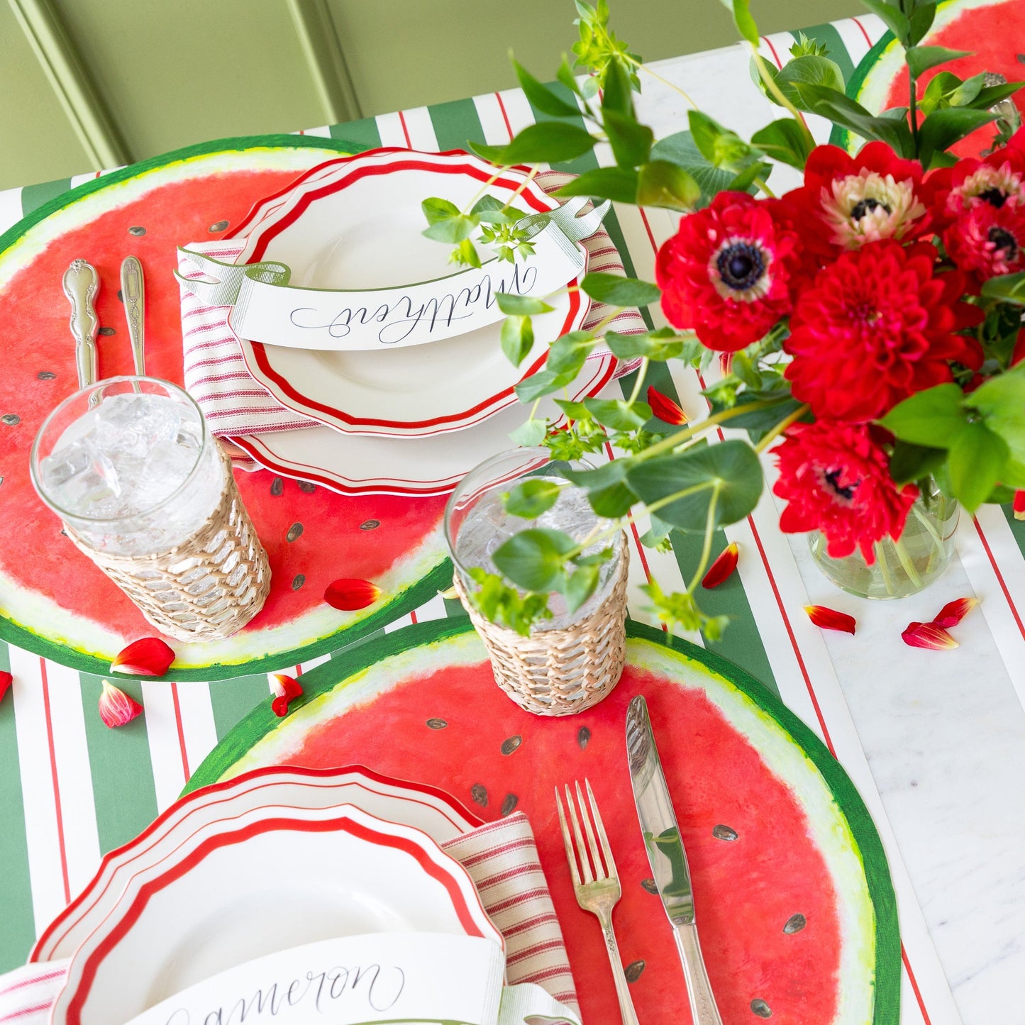 Die-cut Watermelon Placemat