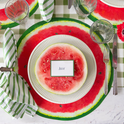 Die-cut Watermelon Placemat