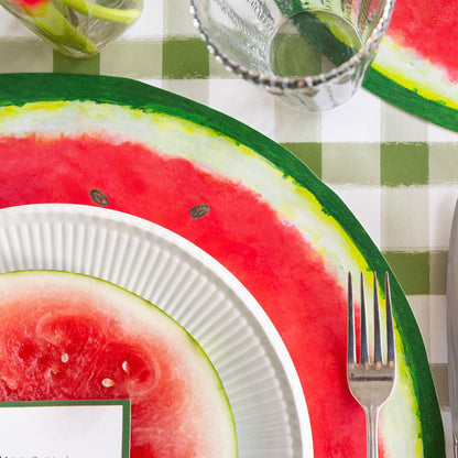 Die-cut Watermelon Placemat