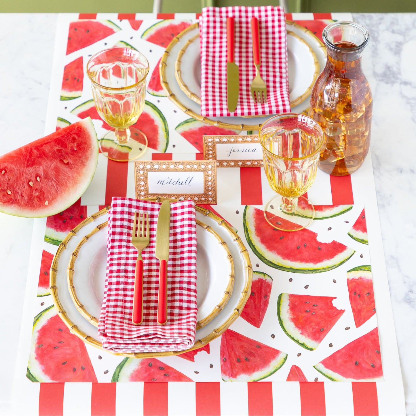 Watermelon Picnic Placemat