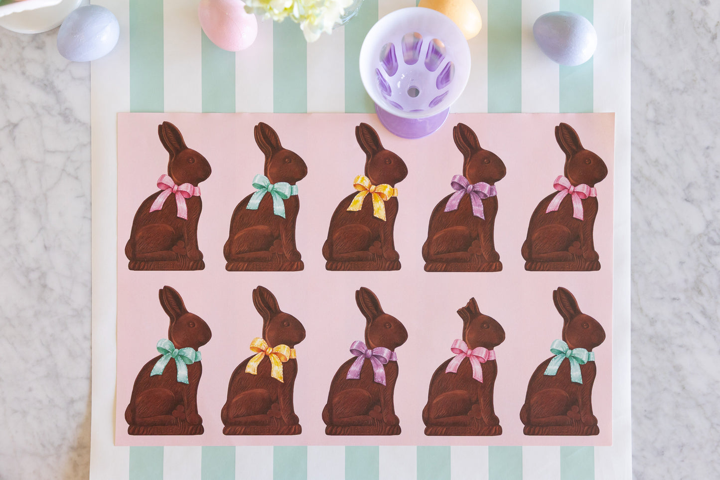 Hershey's Chocolate Bunny Hop Placemat