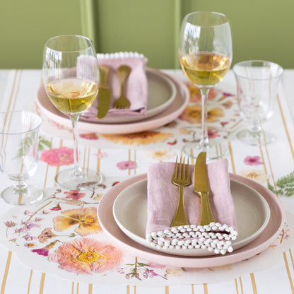 Die-cut Blush Petals Placemat