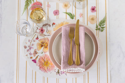 Die-cut Blush Petals Placemat