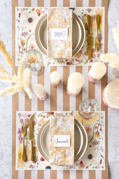 Blush Pressed Petals Placemat