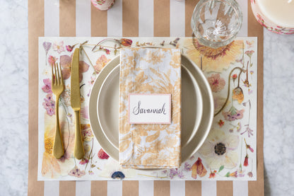 Blush Pressed Petals Placemat