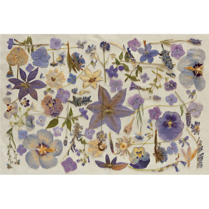 Periwinkle Pressed Petals Placemat