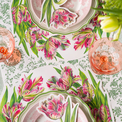 Die-cut Parrot Tulip Placemat