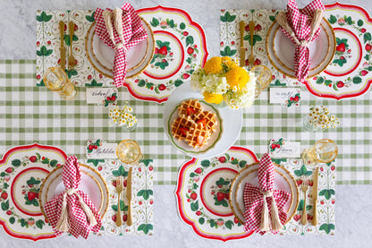 Die-cut Strawberry China Placemat