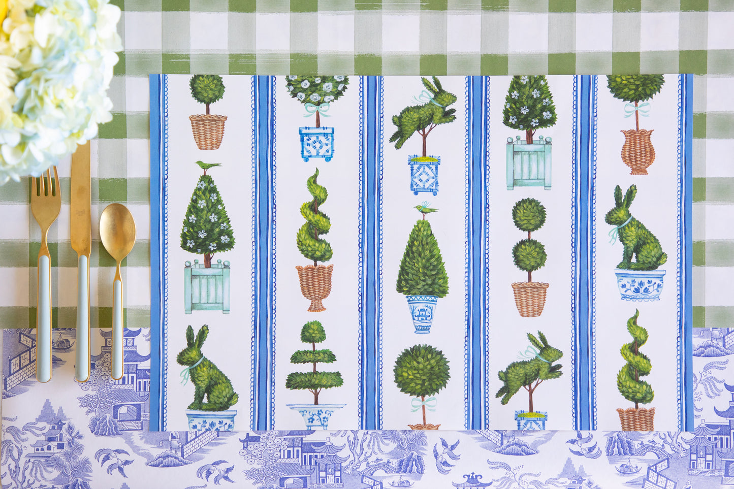 Spring Topiary Placemat