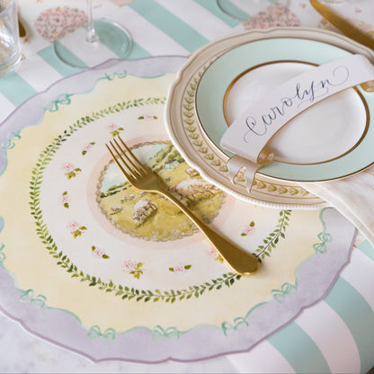 Die-cut Spring Meadow Placemat
