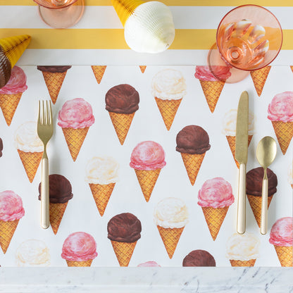 Ice Cream Cones Placemat