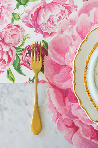 Die-cut Peony Placemat