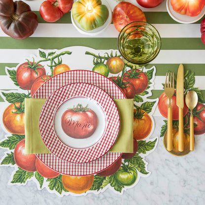 Die-cut Tomato Placemat