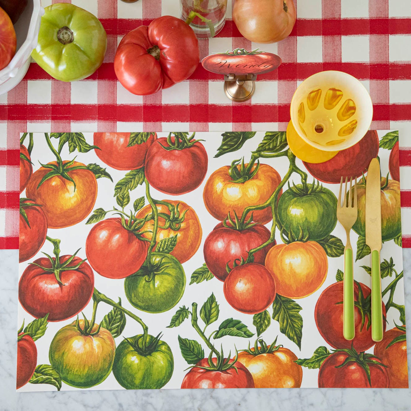 Tomato Vine Placemat